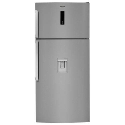 Frigorífico com Congelador Whirlpool W84TE 72 X AQUA 2 | 186x84x75 cm | 445 L | E | Aço inoxidável