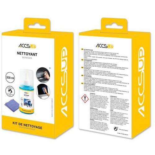 Kit Limpeza de Ecrãs  Accsup 200ml