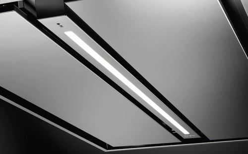 Exaustor Integrado de Teto AEG DCE5960HM | 90x70 cm | 590 m³/h | 63 dB | A | Aço inoxidável