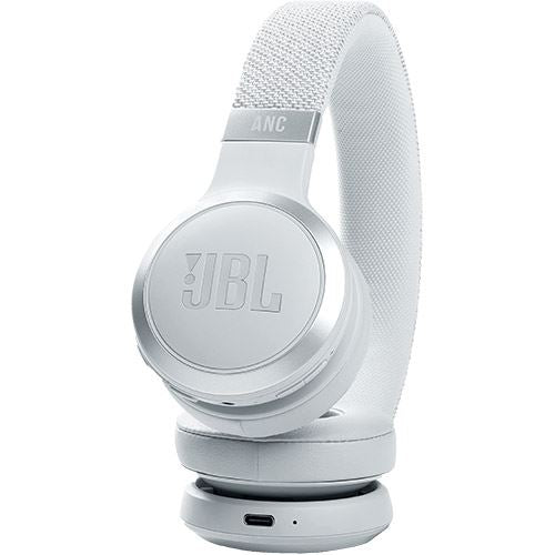 Auscultadores Noise Cancelling Bluetooth JBL Live 460NC - Branco