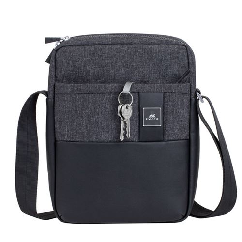 Mala Tiracolo Rivacase Lantau 8811 - Preta