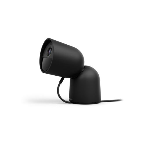 Câmara de Vigilância com Fio + Suporte para mesa Philips Hue - Preta