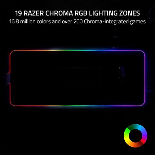 Tapete Rato Gaming Razer Strider Chroma RGB - Preto