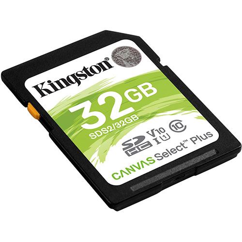Cartão de Memória SDHC Kingston Canvas Select Plus - 32GB
