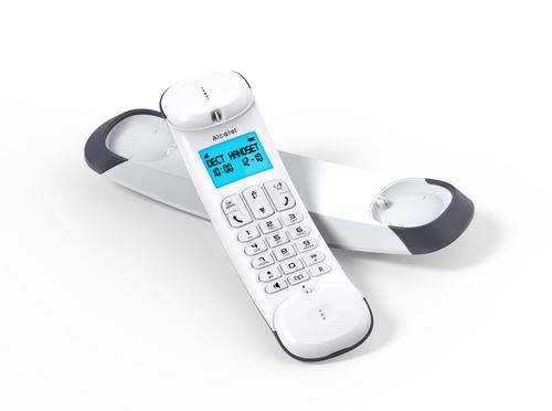 Telefone Alcatel Smile | Cinzento, Branco