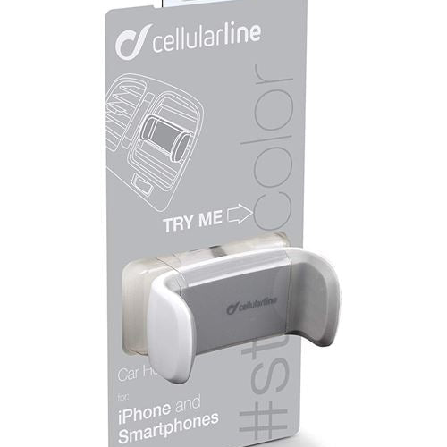 Suporte Smartphone Cellularline para Automóvel Handy Smart Branco