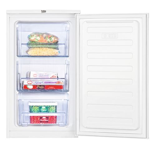 Arca Congeladora Vertical Beko FS166020 | 82x48x53 cm | 65 L | E | Branco