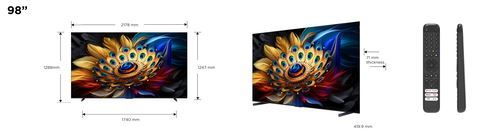 TCL 98C655 QLED GOOGLE TV 450 NITS