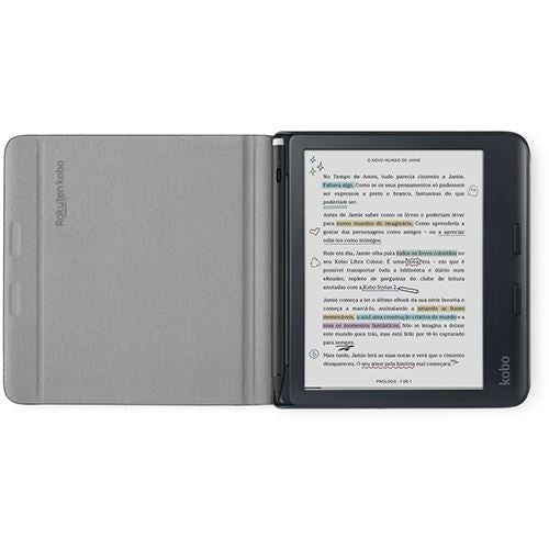 Capa Notebook SleepCover para Kobo Libra Colour - Preto