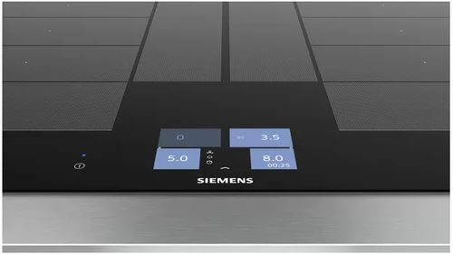 Placa de Indução Siemens iQ700 EX875KYV1E | Elétrica | 81.2 cm | 4 Zonas | Preto