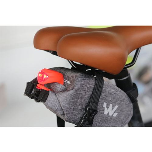 Conjunto de Luzes de Bicicleta Wayscral Danteira e Traseira - Preto e Vermelho