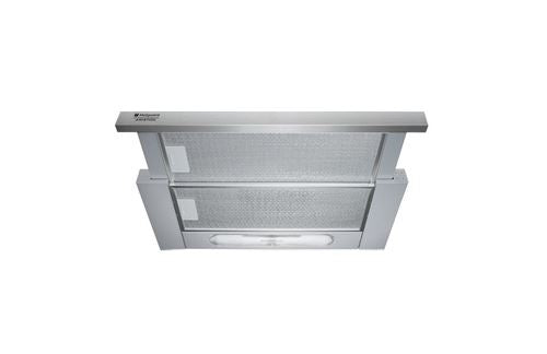 Exaustor Integrado Hotpoint AH 61 CM X /HA | 17,6x60x28,1 cm | 385 m³/h | 71 dB | D | Aço inoxidável