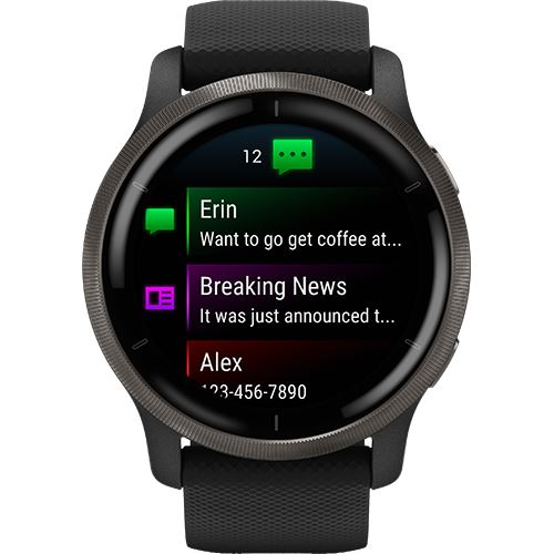 Relógio Desportivo Garmin Venu 2 - Preto