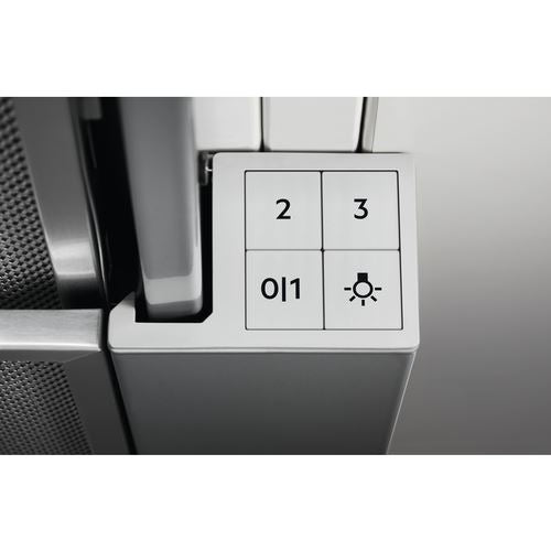 Exaustor Integrado Zanussi ZFP216S | 59,8x28,4 cm | 330 m³/h | 64 dB | C | Aço inoxidável
