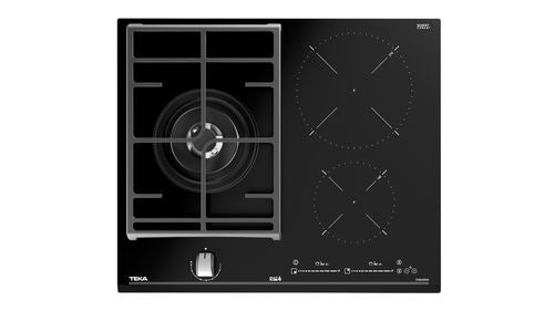 Placa Mista Teka JZC 63312 ABN | 60 cm | 3 Zonas | Preto