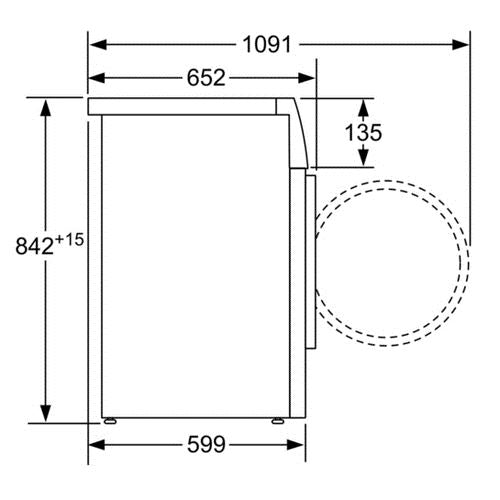 Máquina de Secar Siemens WT47G439EE | 9 Kg | Condensação | A++ | Branco