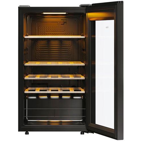 Cave de Vinho Haier WS34GGH1 | 85x47,5x45,6 cm | 34 Garrafas | G | Preto