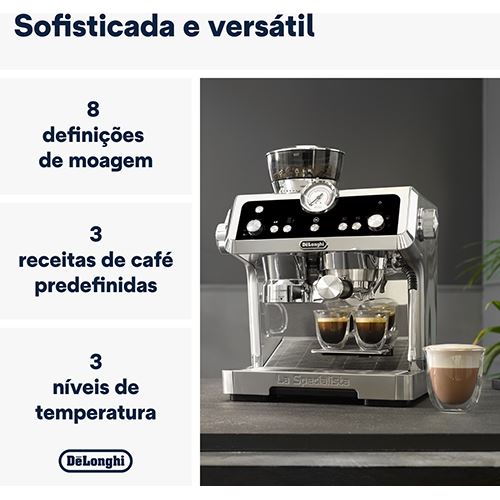 Máquina de Café Manual De'Longhi La Specialista Prestigio EC9355.M - Metal