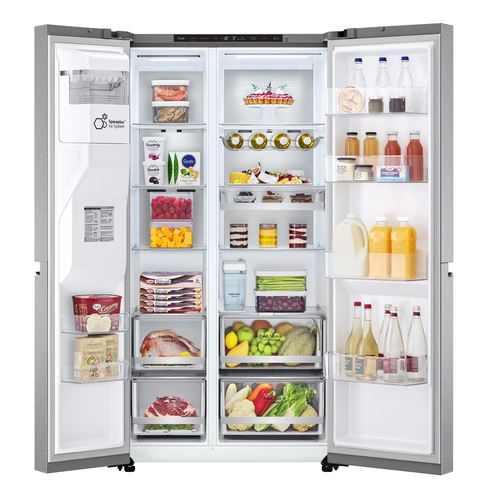 Frigorífico Americano LG GSLV91MBAC.AMBQEUR | 179x91,3x73,5 cm | 416 L | C | Aço inoxidável