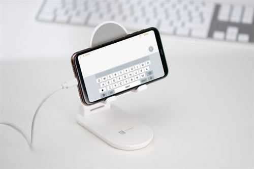 Suporte Mesa Smartphone Cellularline Table Stand Branco