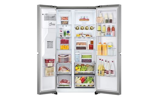 Frigorífico Americano LG GSJV71PZLE edelstahl | 179x91,3x73,5 cm | 416 L | E | Aço inoxidável