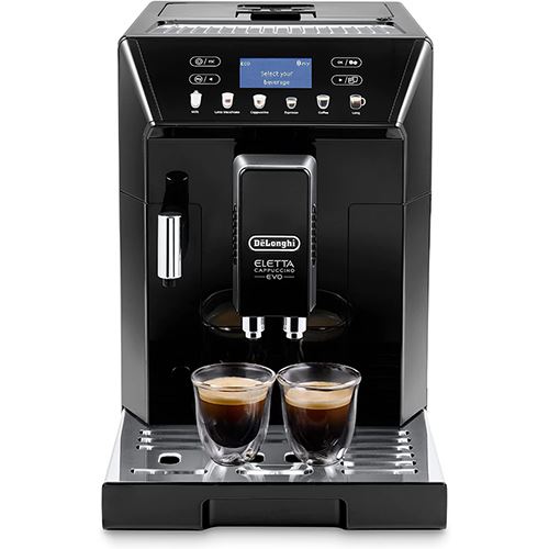 Máquina de Café Automática Delonghi Eletta Cappuccino Evo ECAM46.860.B - Preto