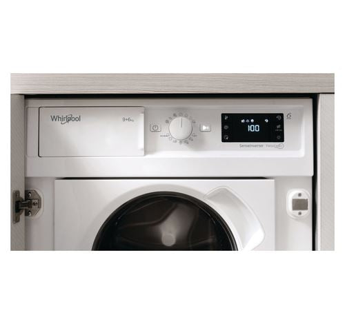 Máquina de Lavar e Secar Roupa Whirlpool BI WDWG 961484 EU | Encastrável | 9/6 Kg | 1400 RPM | D | Branco