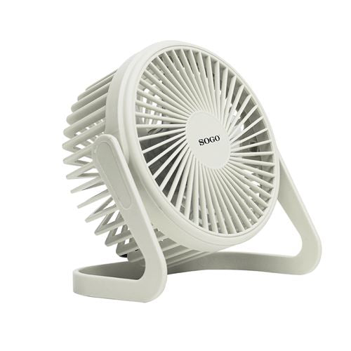 Mini Ventoinha de Mesa Sogo VEN-SS-21401-W - Branco