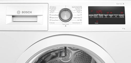 Máquina de Secar Bosch Serie 6 WTR85T00ES | 9 Kg | Condensação | A++ | Branco