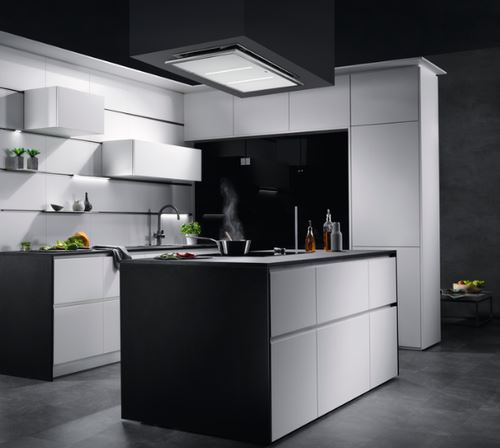 Exaustor Integrado de Teto AEG DCK5280HG | 113x63 cm | 735 m³/h | 70 dB | A+ | Aço inoxidável