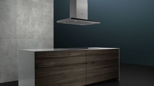 Exaustor para Ilha Siemens iQ700 LF91BUV50 | 74,4x89,8x60 cm | 940 m³/h | 62 dB | A+ | Aço inoxidável