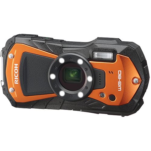 Máquina Fotográfica Compacta Ricoh WG-80 - Laranja
