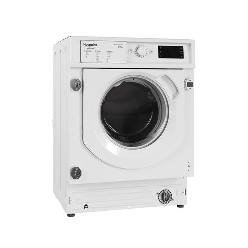 Máquina de Lavar e Secar Roupa Hotpoint BI WDHG 861484 EU | Encastrável | 8/6 Kg | 1400 RPM | D | Branco