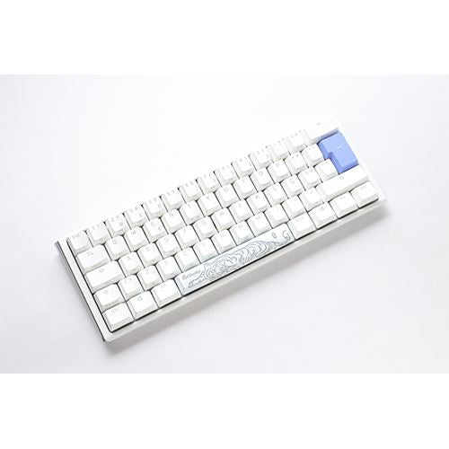 Teclado Gaming Mecânico Ducky ONE 3 Classic Mini Pure White RGB - Layout PT - MX Red