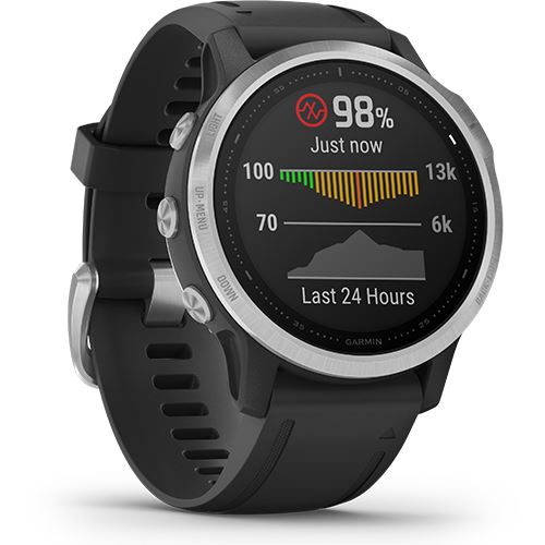 Relógio Desporto Garmin Fénix 6S 42mm - Prateado | Preto