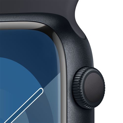 Apple Watch Series 9 GPS 45mm - Alumínio Meia-noite | Bracelete Desportiva Meia-noite - S/M