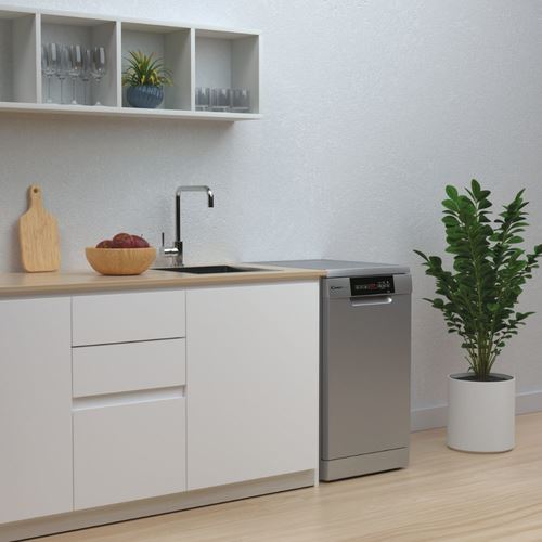 Máquina de Lavar Loiça Candy CDPH 2D1145X | 11 talheres | 45 cm | E | Aço inoxidável