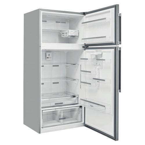 Frigorífico com Congelador Whirlpool W84TE 72 X AQUA 2 | 186x84x75 cm | 445 L | E | Aço inoxidável