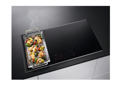 Placa de Indução AEG IKE95771FB | Elétrica | 91 cm | 5 Zonas | Preto