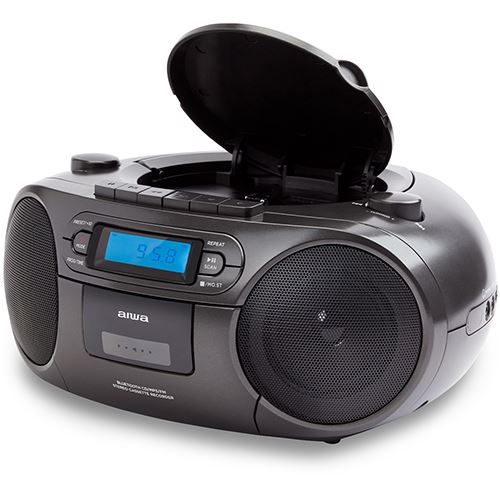 Rádio Portátil Aiwa CD/K7 Bluetooth BBTC-550BK - Preto