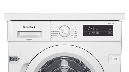 Máquina de Lavar Roupa Siemens WI12W324ES | 7 Kg | 1200 RPM | C | Branco