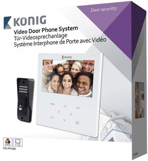 Vídeo porteiro Konig SAS-PH360