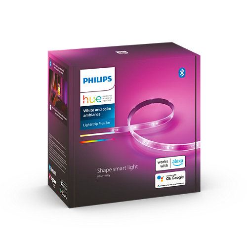 Base Philips Hue White and Color Lightstrip Plus V4 2 Metros