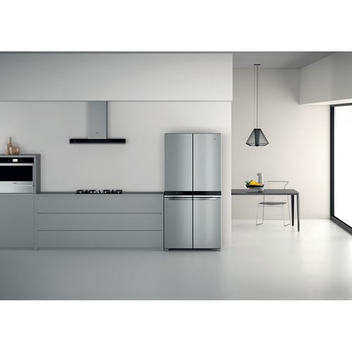 Frigorífico Americano Whirlpool WQ9 M2L | 187,6x90,8x71,6 cm | 389 L | E | Aço inoxidável