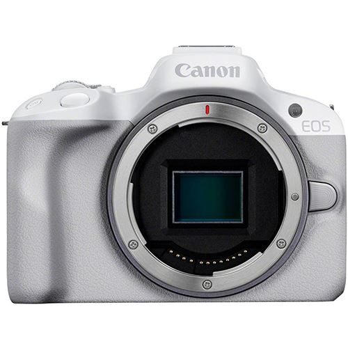 Máquina Fotográfica Mirrorless Canon EOS R50 - Prateado + RF-S 18-45 IS STM