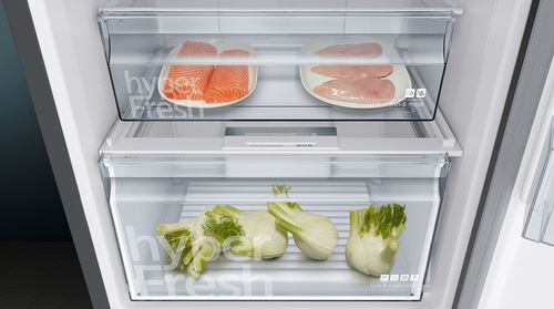 Frigorífico Combinado Siemens KG36NXXDC | 186x60x66 cm | 237 L | D | Aço inoxidável