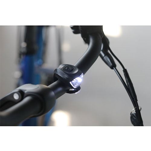 Conjunto de Luzes de Bicicleta Wayscral Danteira e Traseira - Preto e Vermelho