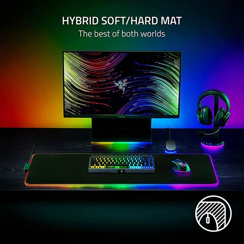Tapete Rato Gaming Razer Strider Chroma RGB - Preto