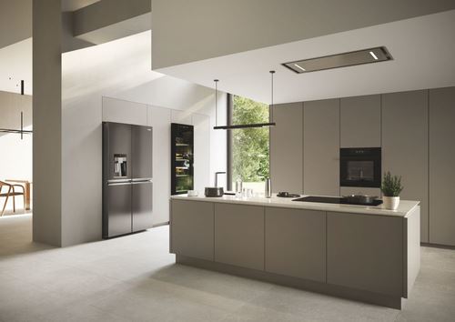Exaustor Integrado Haier I-Design HACI100RCS6X | 20x100x50 cm | 535 m³/h | 67 dB | A+ | Aço inoxidável