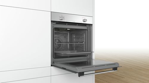 Forno Elétrico Bosch Serie 2 HBA510BR0 | 71 L | 59.4 cm | A | Aço inoxidável
